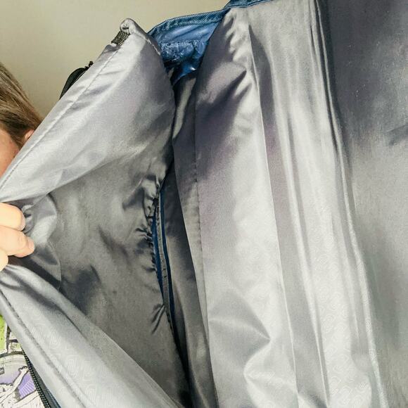 NWT SOLO Navy Expandable 15.6” Laptop Messenger Briefcase Shoulder Bag - Picture 9 of 16